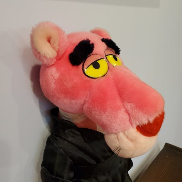 1987 Macy's Pink Panther 24K Special Effects Hugh Hefner Plush Valentine Posable - Picture 6 of 12